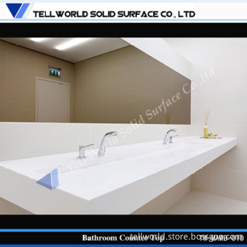 Acrylic One Piece Bathroom Sink and Countertop